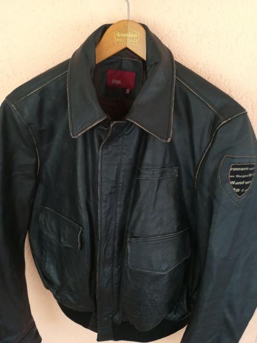 Geaca piele Zara Man Xl bărbați