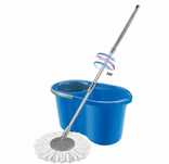 Швабра с ведром для отжима и полоскания "Spin Mop"