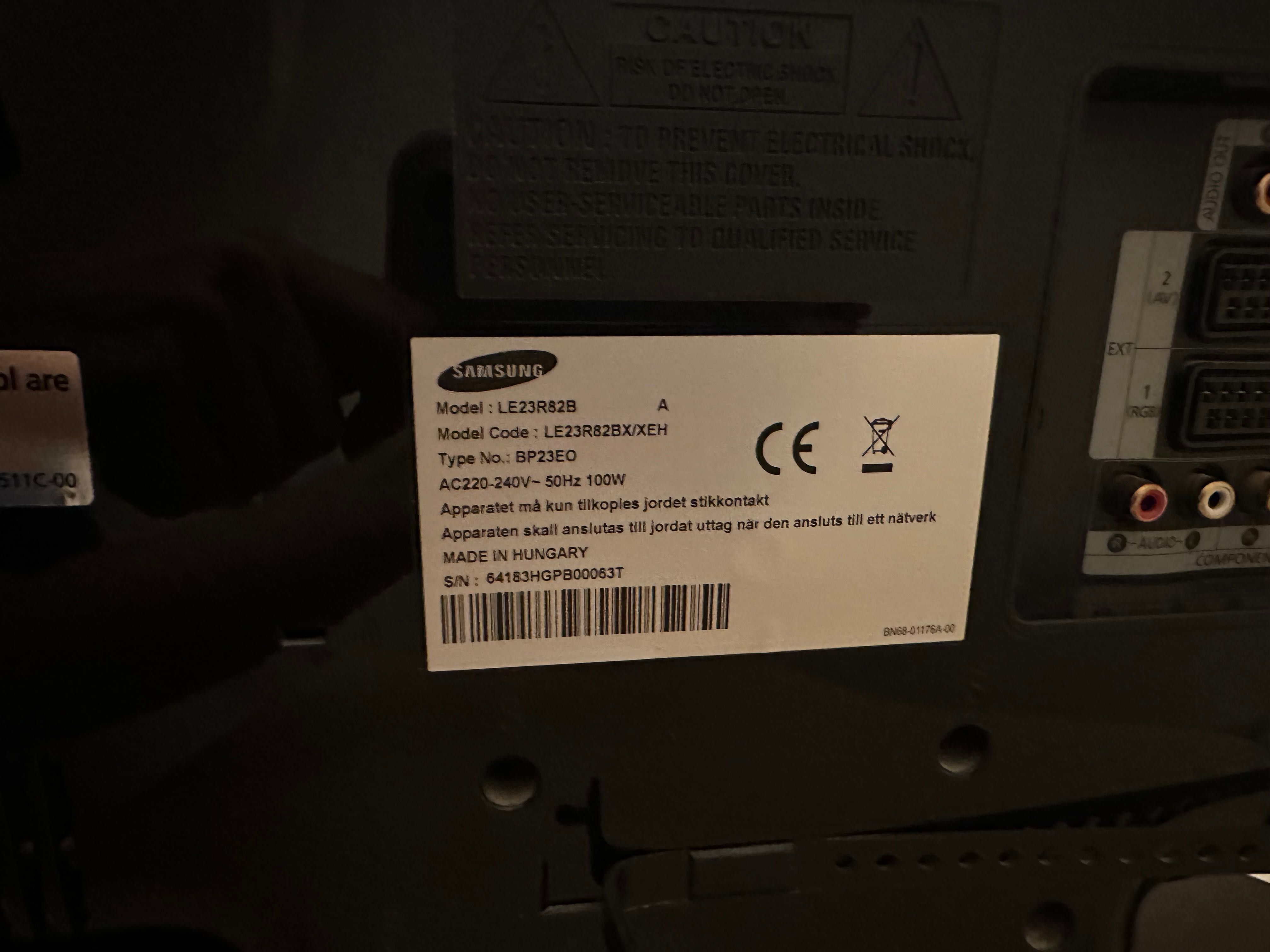 Телевизор Samsung 23 онча