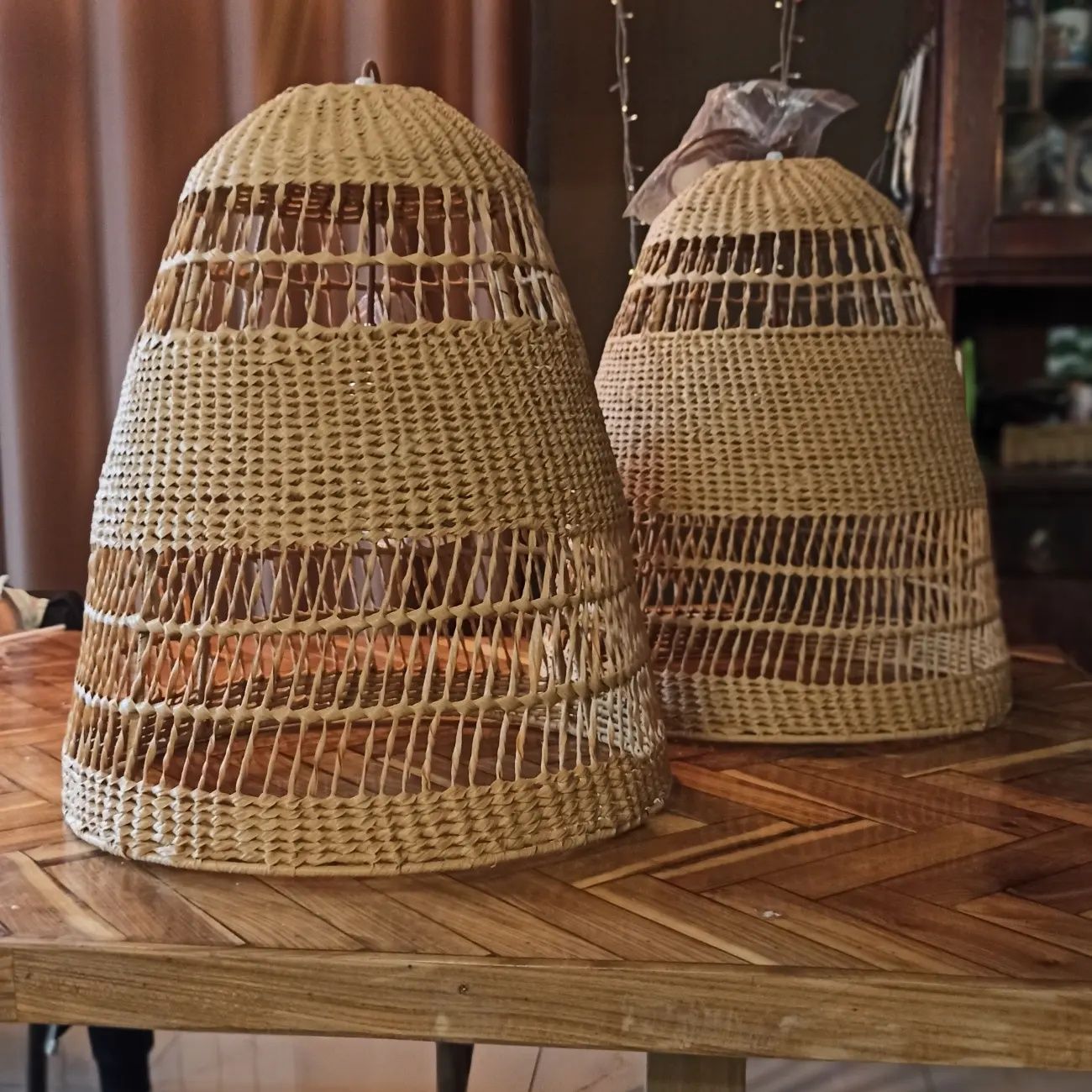Изготовление влагостойкий плетеных абажуров, светильников