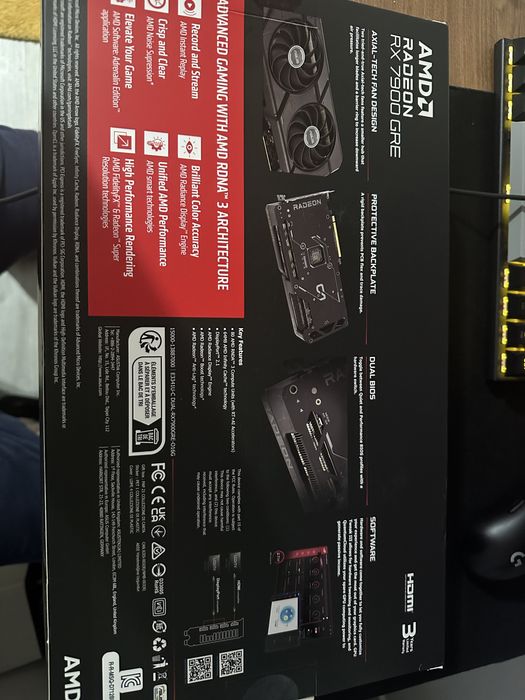 Placa video rx 7900 gre 16 gb in garantie.