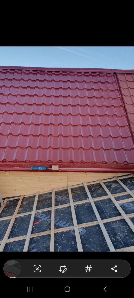 Distribuim tigla metalica + montaj
