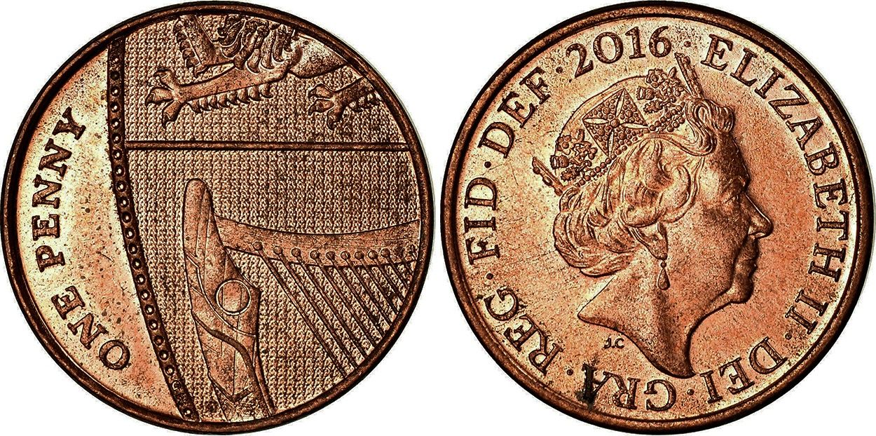 Британски монети и банкноти - Елизабет Втора,  1 евро монета