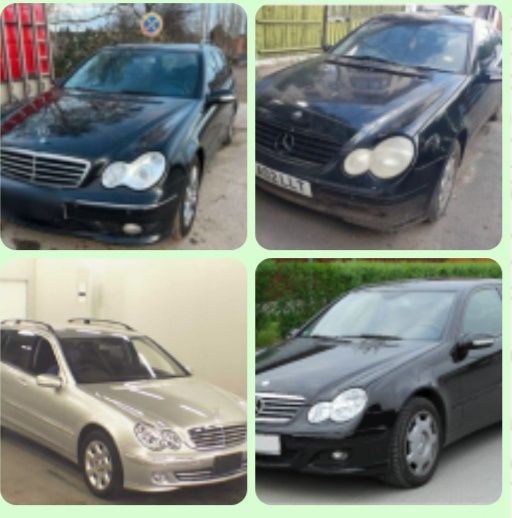 Dezmembrez Mercedes C270 CDI  C180 2.2cdi C180 2.0i kompresor  an 2004