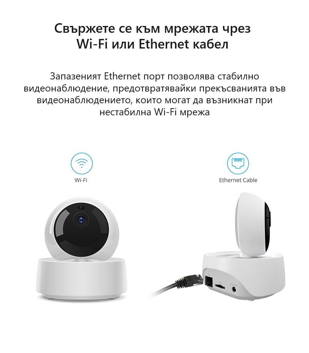 SONOFF GK-200MP2-B Смарт WiFi IP Камера 1080P HD | 360 градуса | IR