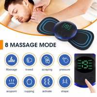 Mini aparat de masaj electric portabil, amelioreaza durerea