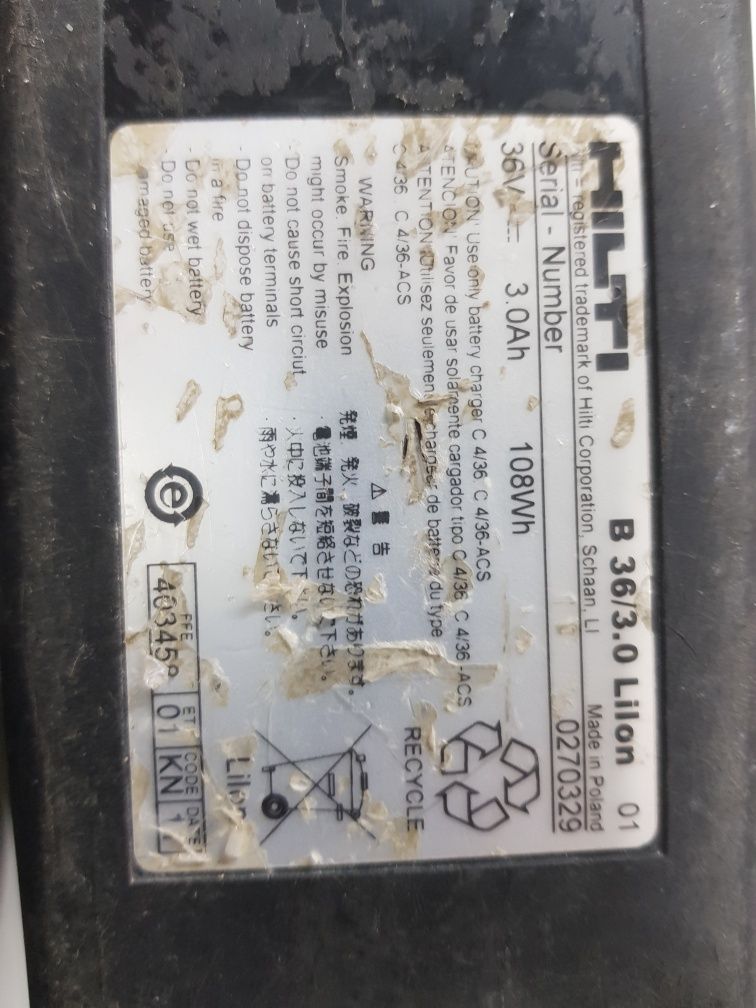 Перфоратор HILTI TE 6-A36