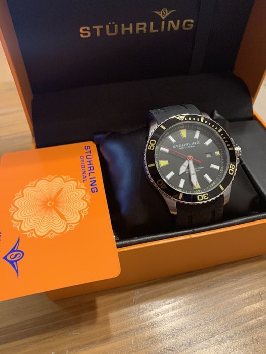 Ceas barbati STUHRLING Professional Diver, Quartz, Miyota