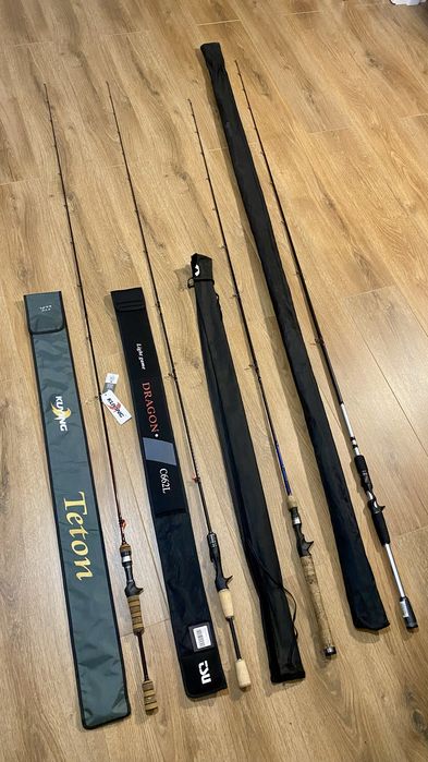 Lansete de spinning baitcasting