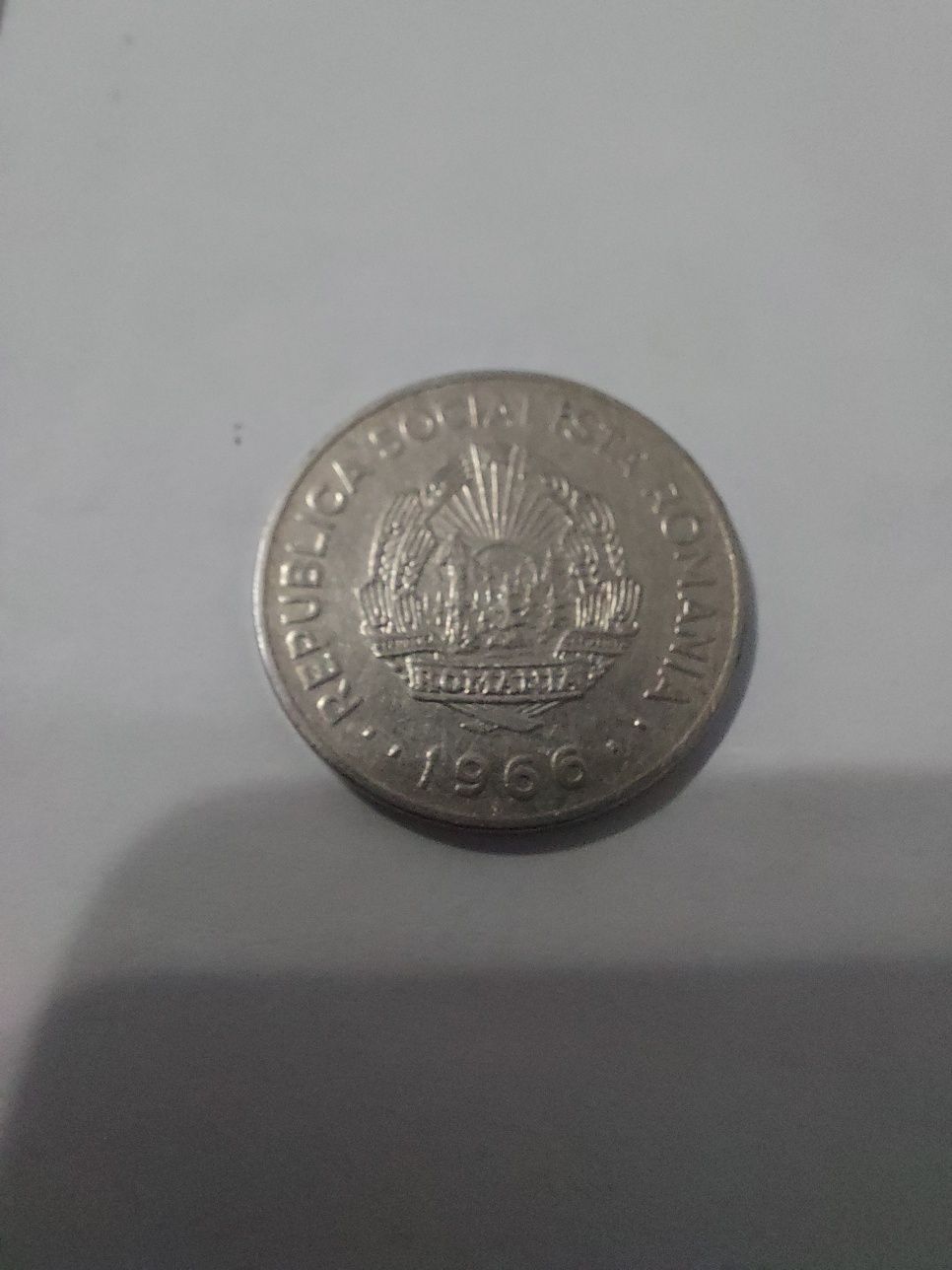 Moneda 1 leu 1966