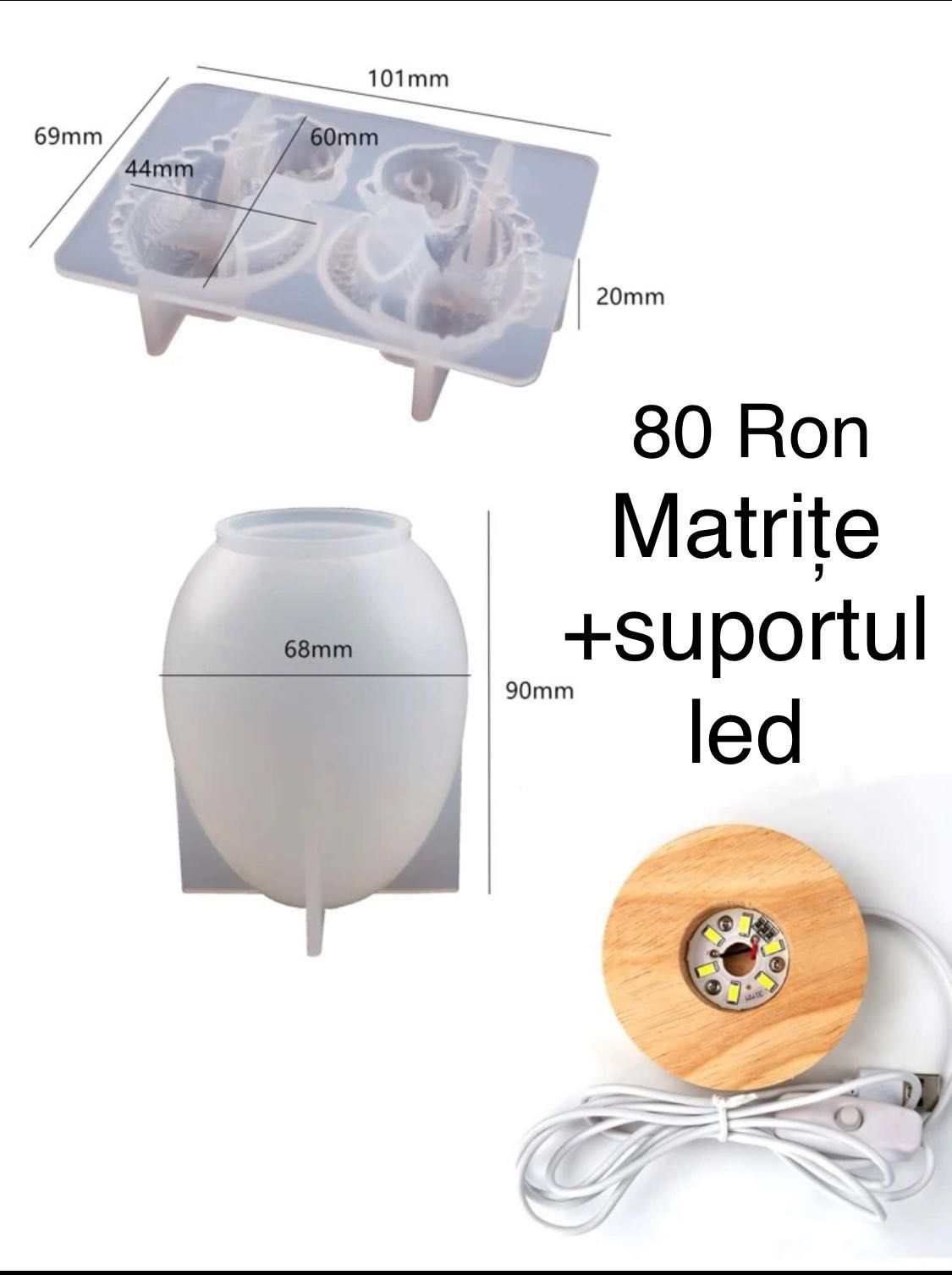 Matrițe noi rasina epoxidica și lumânări