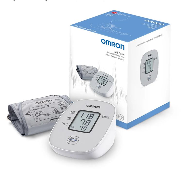 Афтоматический тонометр Omron M2 Basic. Гарантя 1 год.