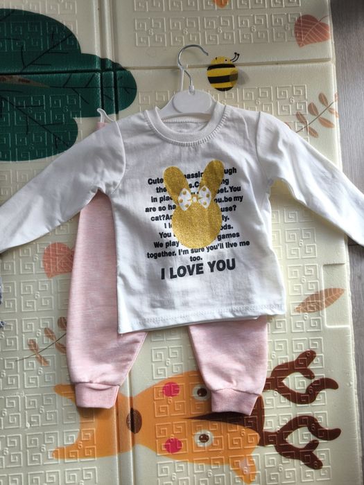 Нов комплект за момиче 86-92