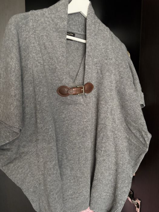 Poncho lana Massimo Dutti
