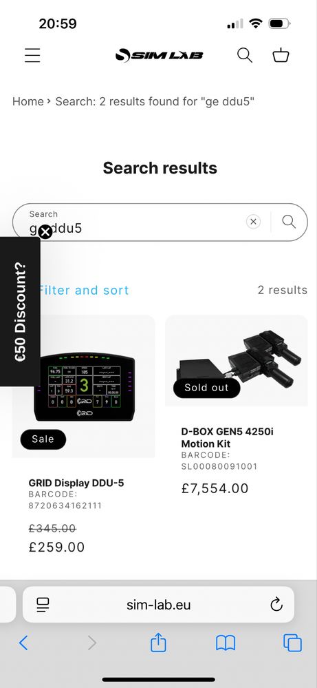 GRID by Sim Lab GE DDU5 nou, sigilat