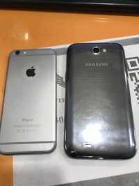 Iphone 6 64 gb aybi bor, samsung note 2 16/2 gb obmenam bor