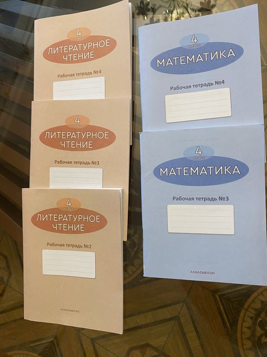 Рабочие тетради по литературе и математике