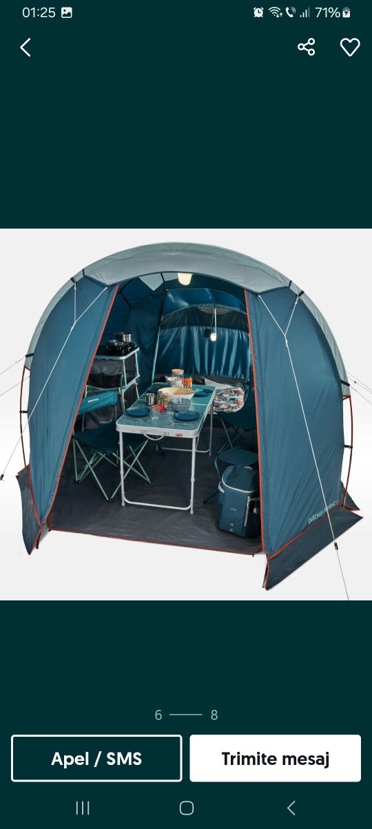 Vând cort camping