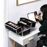 Geanta profesionala machiaj, cutie cosmetică, negru |R 411176 Black