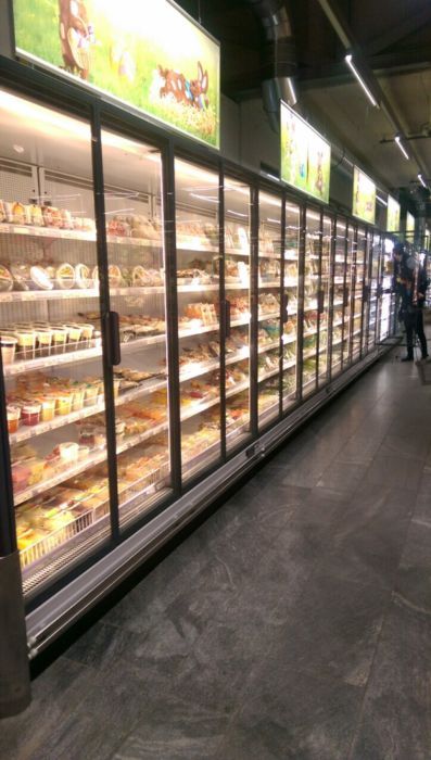 Хладилни витрини и професионално оборудване за супемаркети.