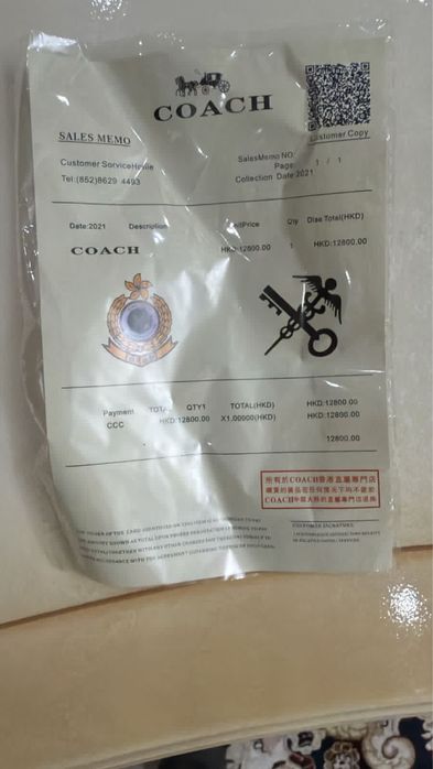 Продается сумка Coach