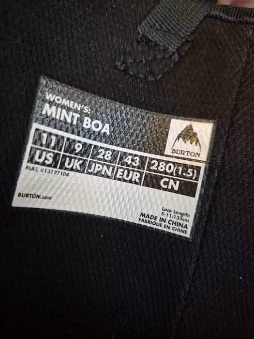 Сноуборд обувки Burton Mint, номер 43
