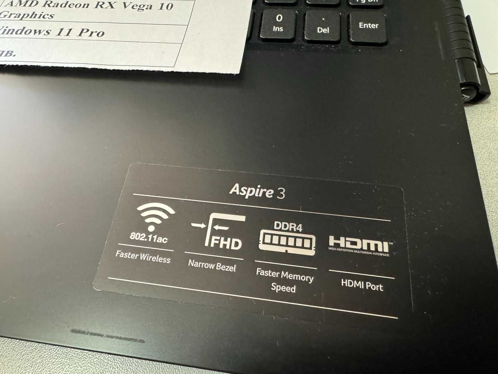 Лаптоп Acer Aspire 3 A315-42-R70B Ryzen 7 512 SSD 8 Ram