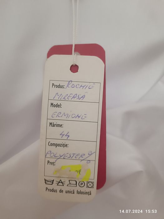 Rochie de mireasa + trena mărimea 38-40