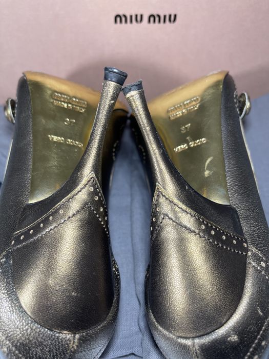 Miu Miu pantofi aramii cu toc marimea 37