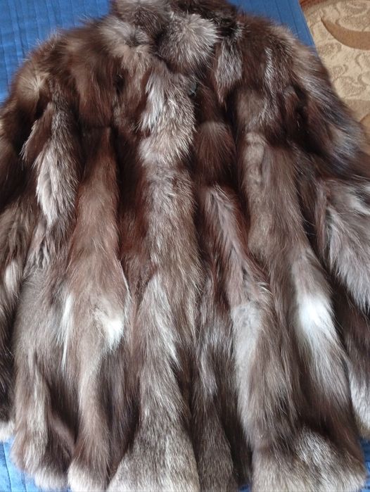 Haina blana naturala vulpe