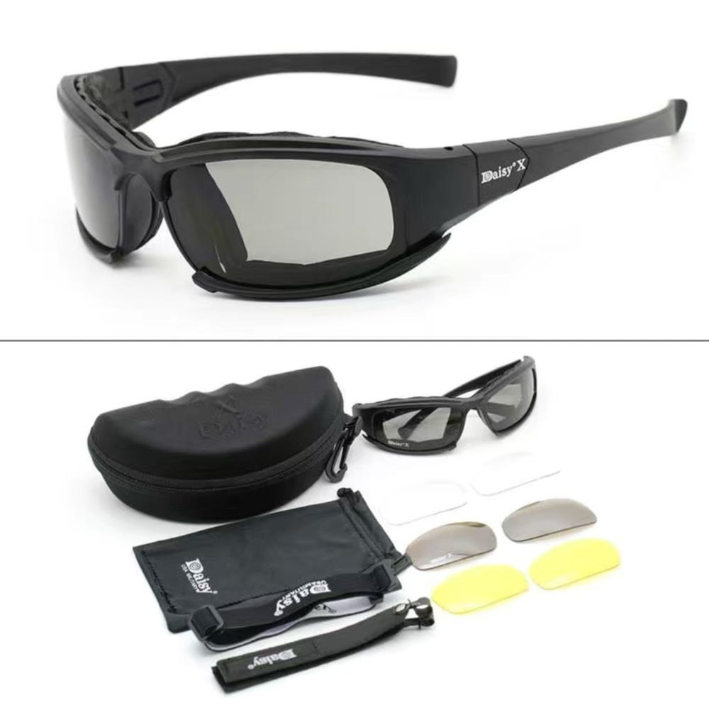 Тактические защитные очки со сменными линзами Daisy X7