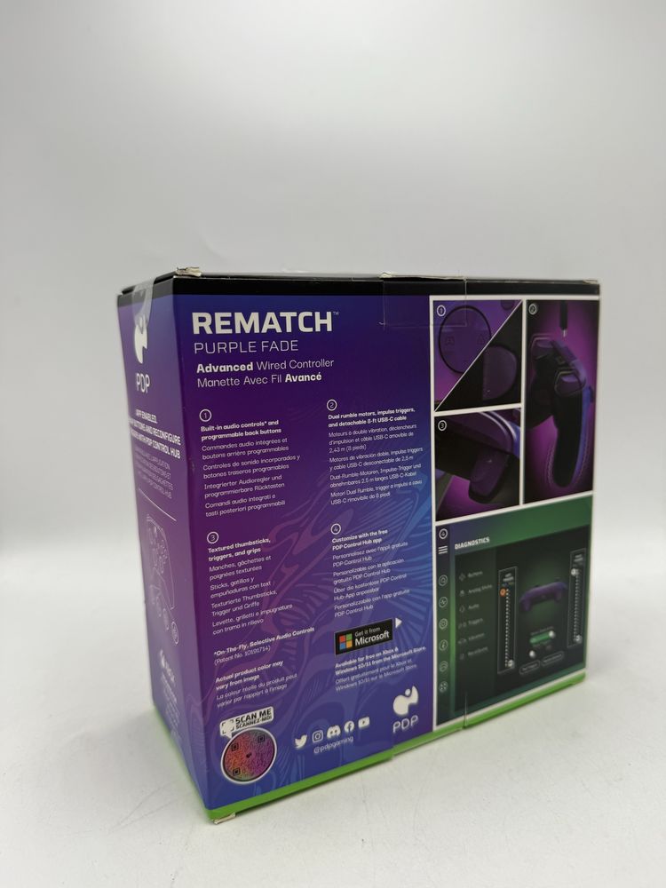 Controller Cu fir PDP Xbox Series X|S, Xbox One, PC Rematch Nou VII