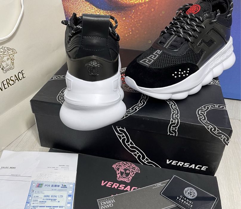 Adidasi Versace Chain Reaction medusa
