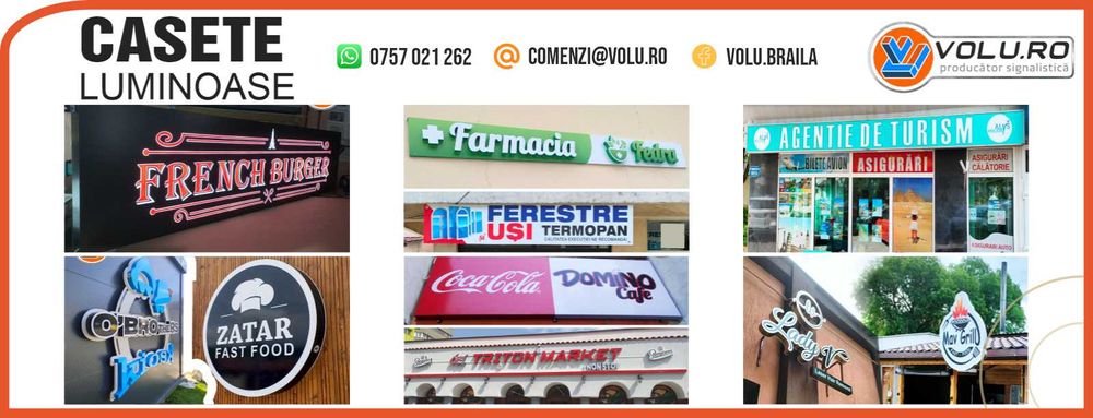 Volu.ro Producător Semnalistică și Articole Personalizate