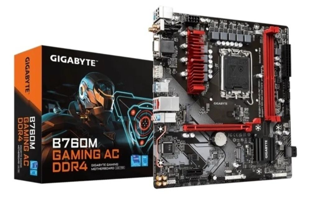 Продается игровая материнская плата Gigabyte B760M Gaming ddr4
