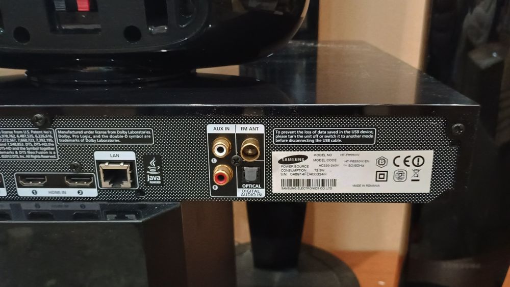 Система за домашно кино Samsung HT-F6550