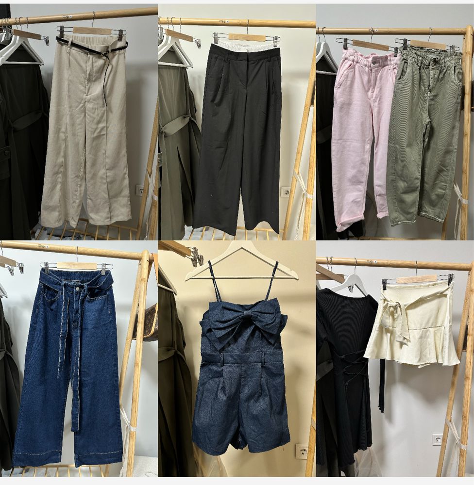 Клин  , nike  , широк панталон bershka , екип с камъни ,дънки