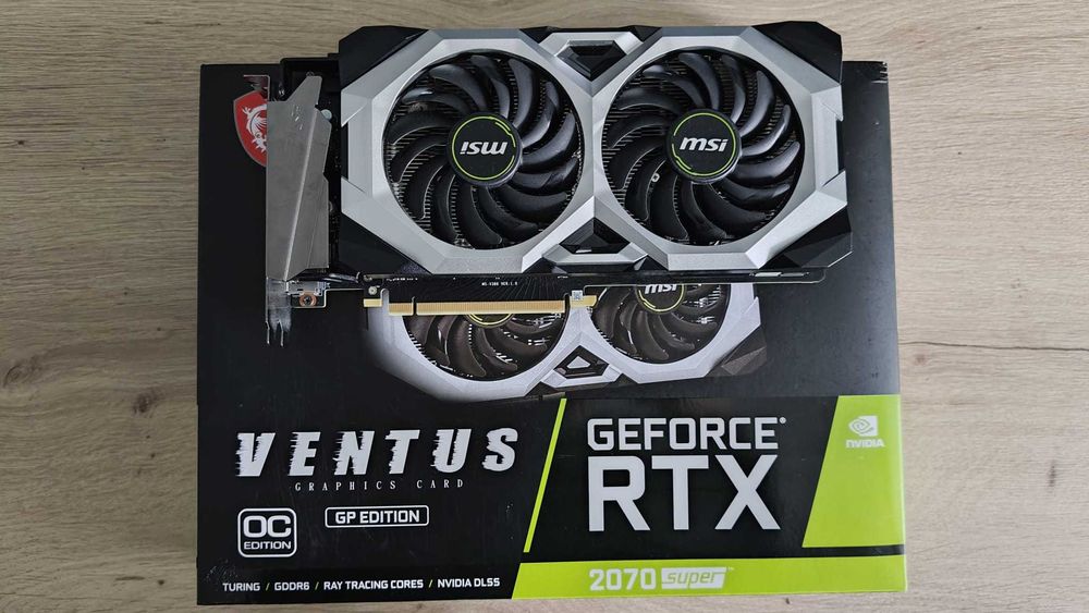 Placa video - MSI Ventus - RTX 2070 Super - 8Gb 256-bit