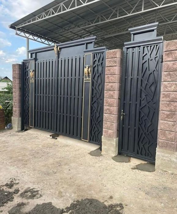 Хайтек Ворота Шымкент Темір Қақпа Дарбаза низкий цена