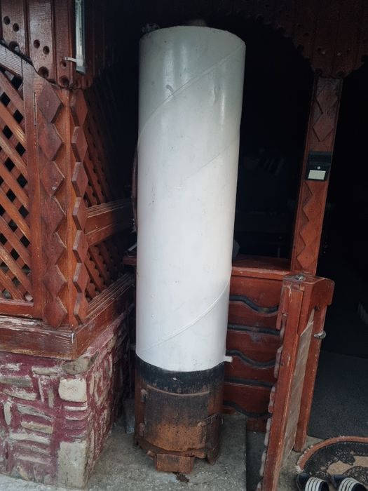 Boiler cu inclzire pe lemne 150L