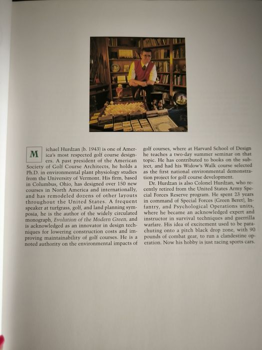 Архитектура на голф игрище: проектиране, изграждане и реставрация