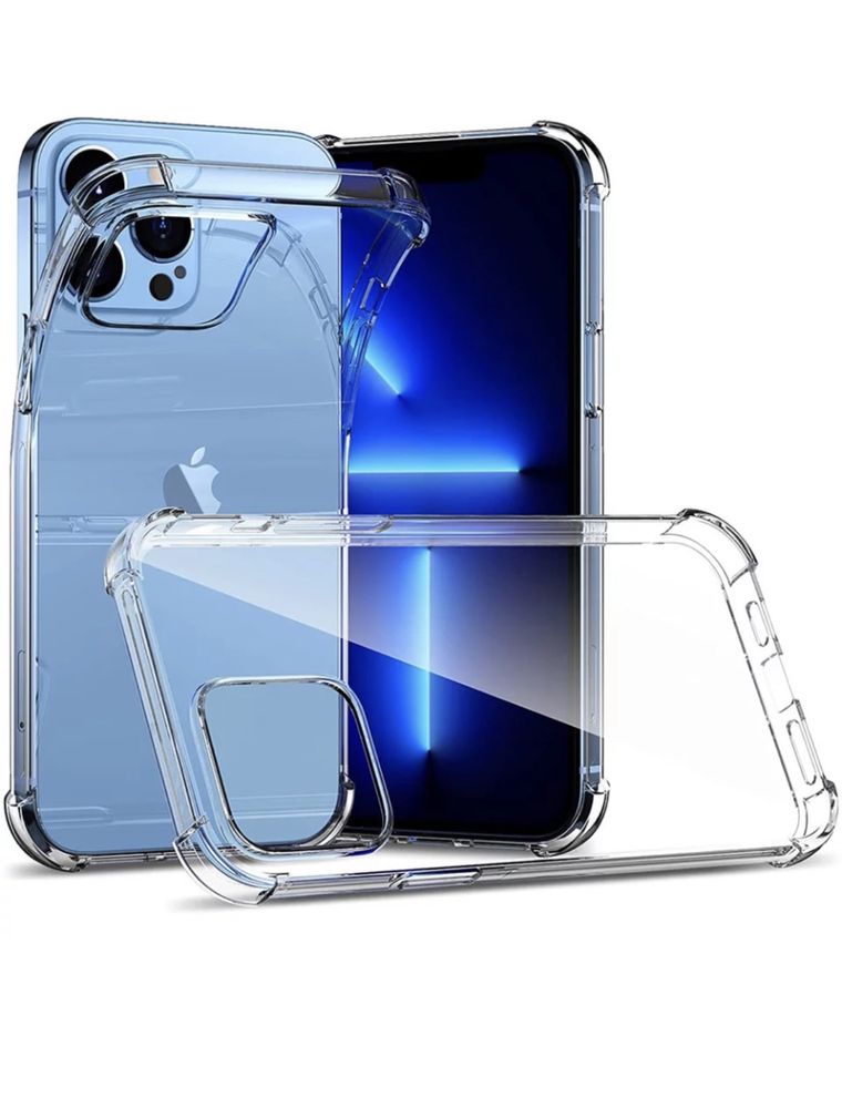 IPHONE 14/15/16 PRO MAX Husa Anti Soc Case Silicon Protectie Colturi