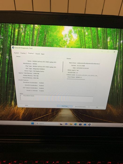 Laptop Gaming MSI Thin , RTX 4060 , I7 , Nou