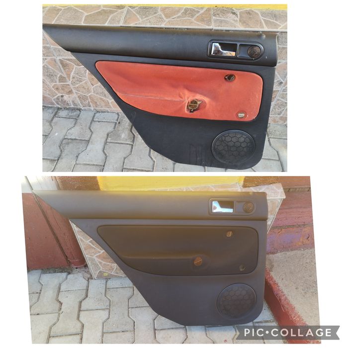 retapitez fete la ușă și stalpi