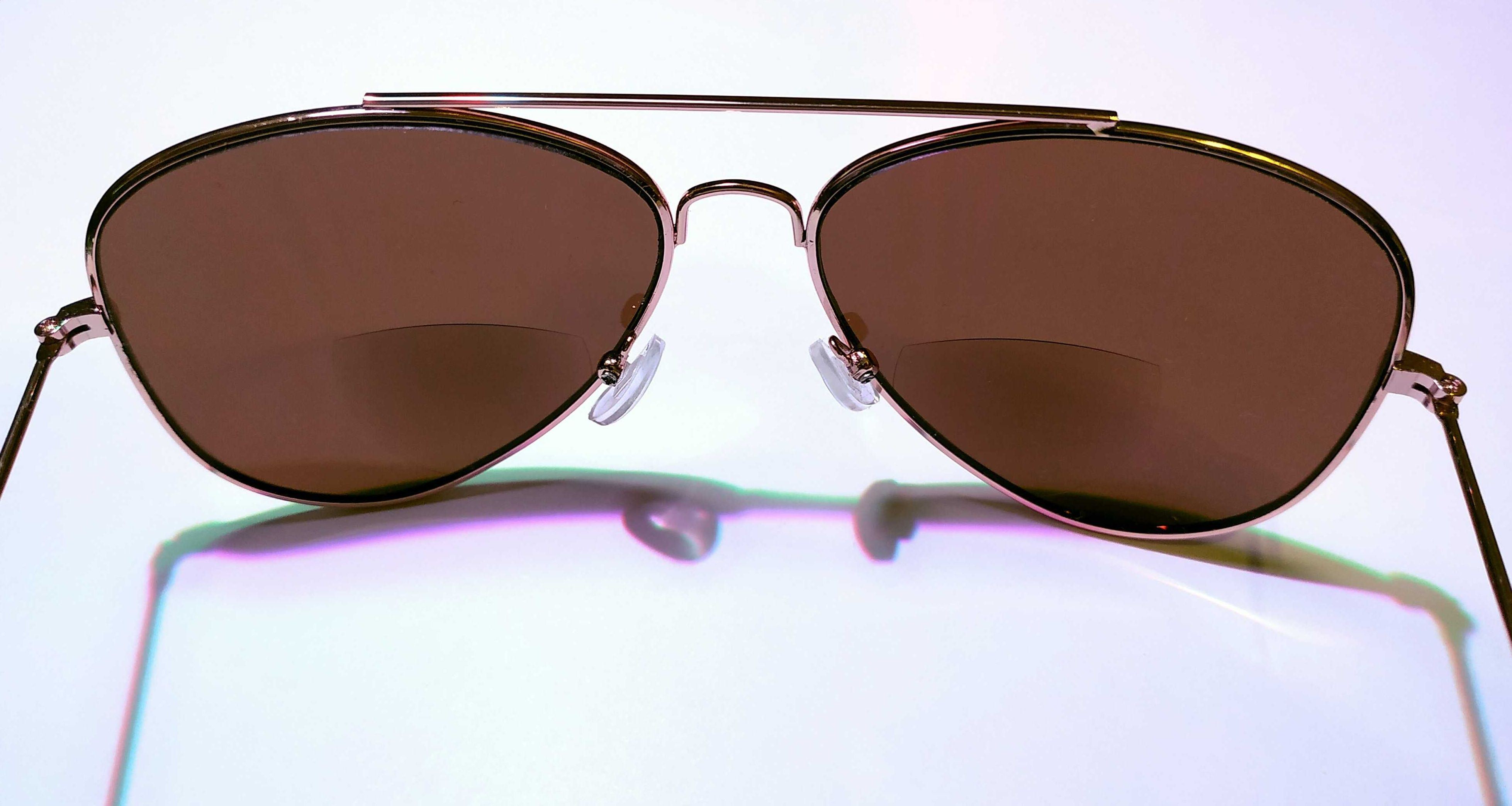 Ochelari de soare stil aviator bifocali