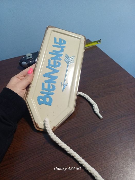 Метална табела от Франция