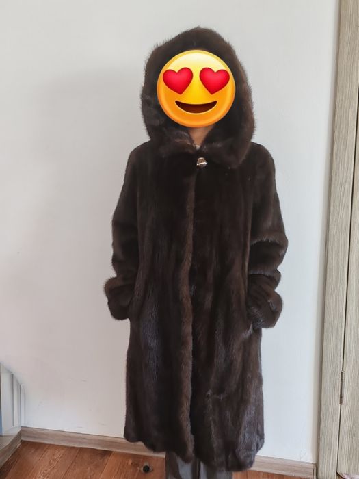 Шуба норка натуральная