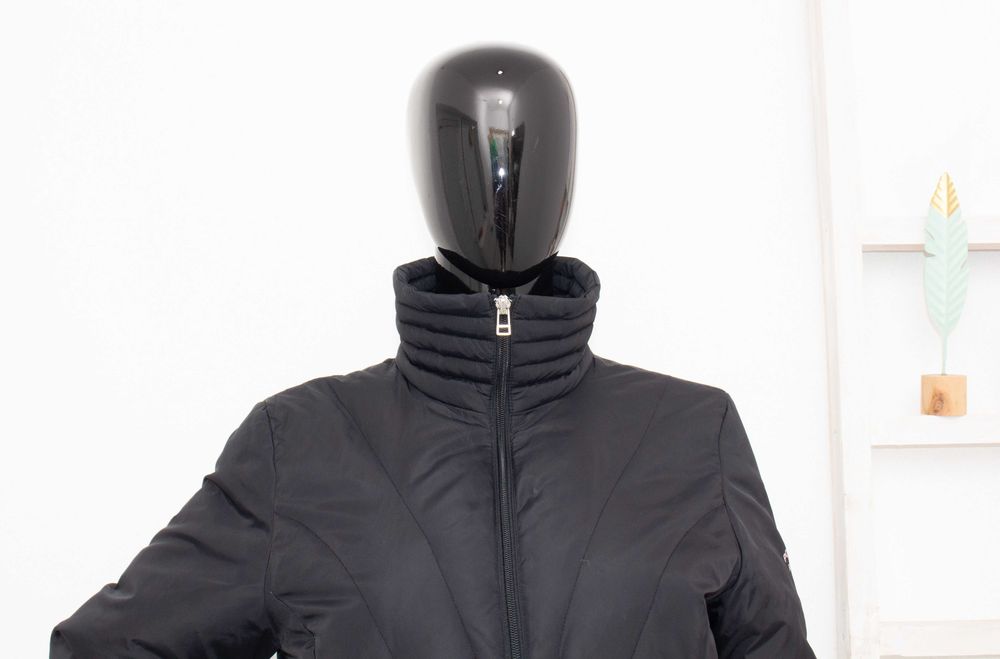 Ralph Lauren Polo Jeans оригинално дамско яке пухено парка черна пух М