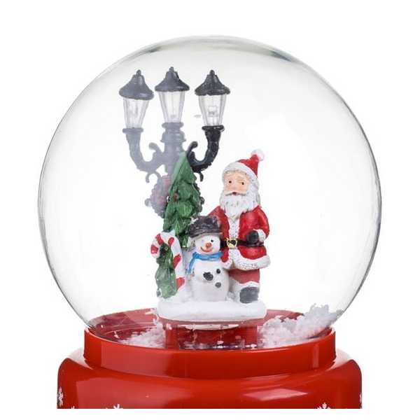 Коледна музикална снежна топка Mercado Trade, Дядо Коледа, 18см.