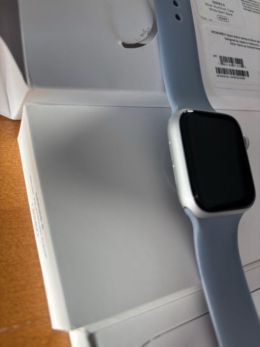 Apple Watch Series 6 40mm silver white, gps, fullbox, dama
